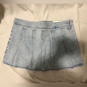 American Eagle Light Blue Denim Skirt